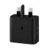 Samsung 25W PD 3-pin USB-C Black Charging Adapter